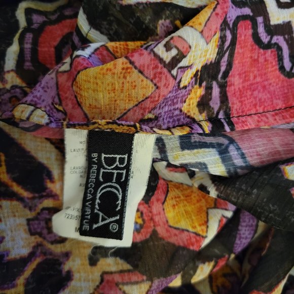 BECCA swim coverup sz m/l - Picture 3 of 3